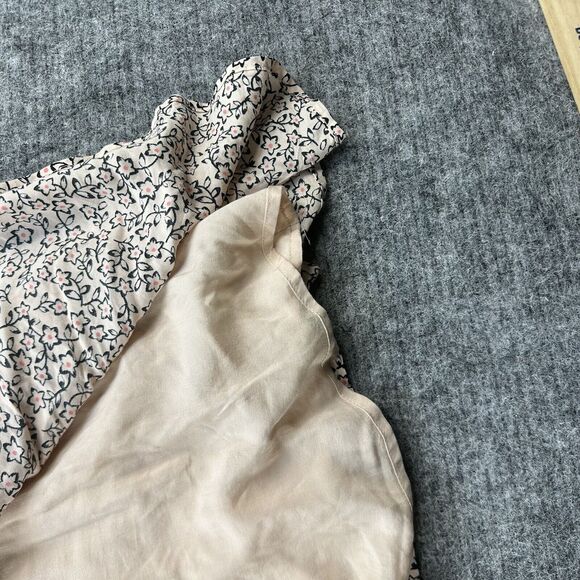 ARITZIA Talula Dress Women 4 Pink Floral Mini Swing Adjustable Straps Skater - Picture 6 of 15